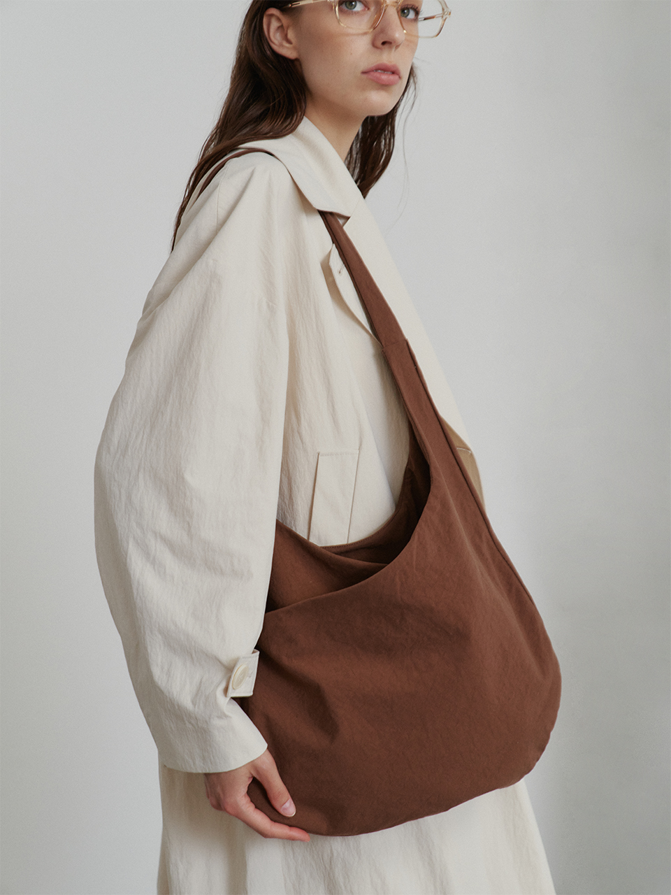Shoulder bag - Olive brown